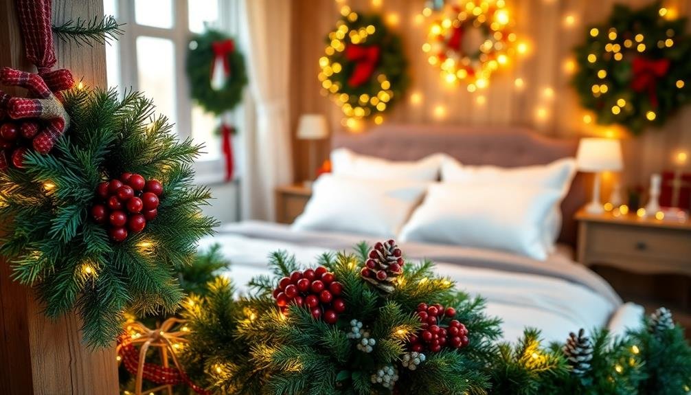 festive holiday door decor