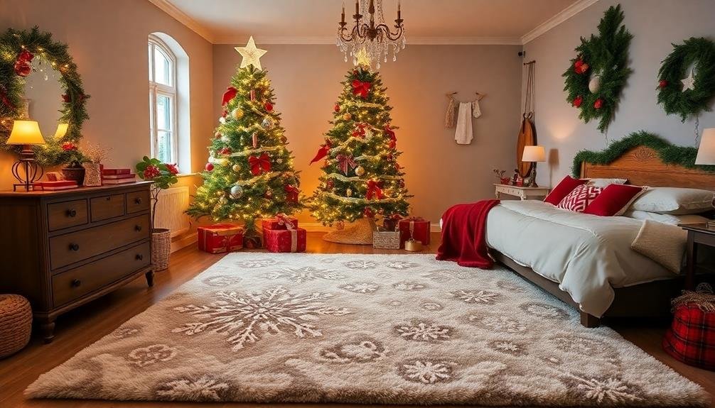 festive seasonal floor decor