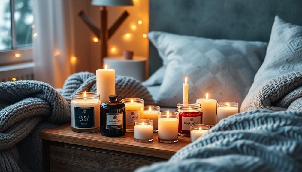 fragrant wax candle collection