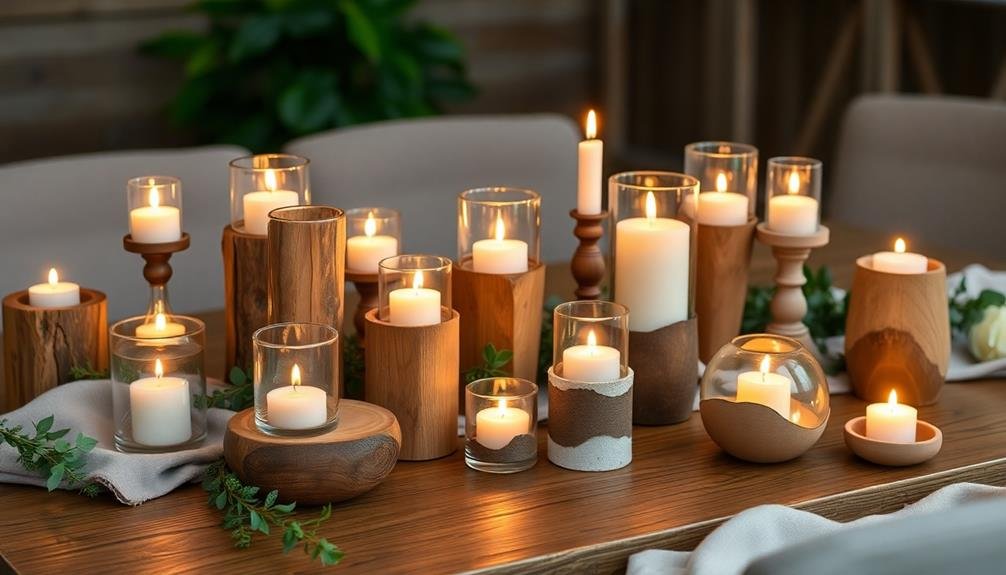 handmade candle holder projects