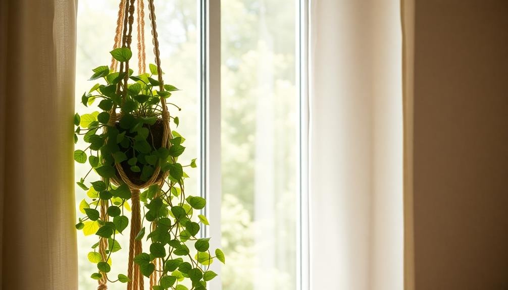 handmade macrame plant hanger