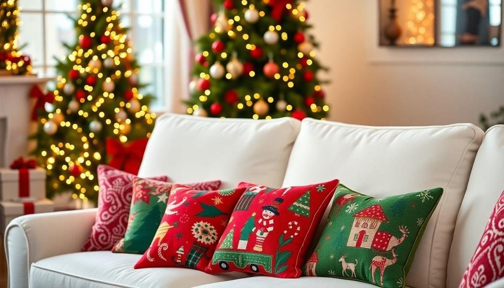 holiday decorative cushion covers