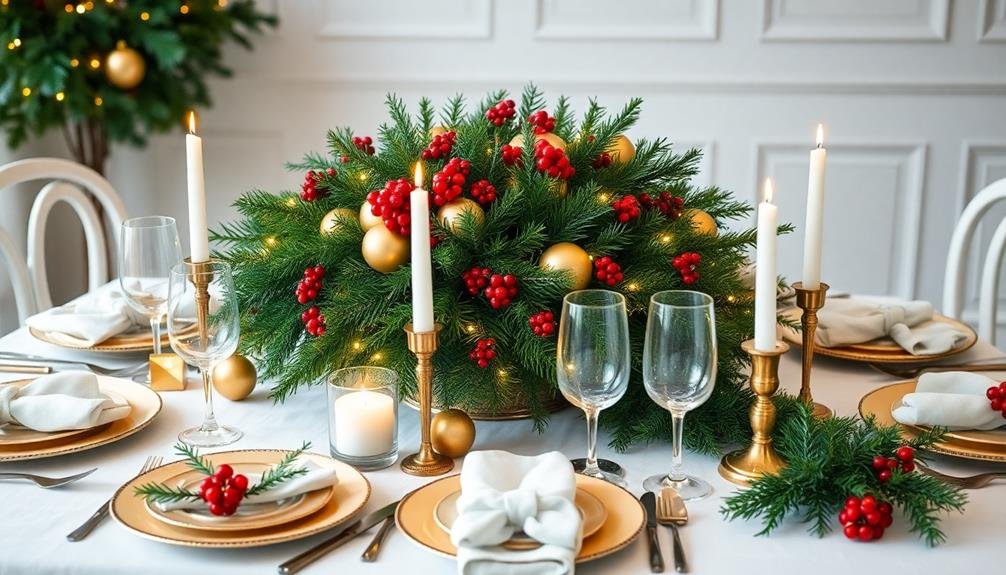 holiday table decorations ideas