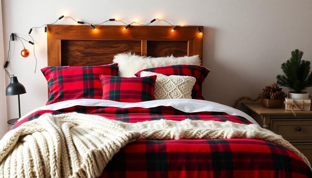 holiday themed bed linen