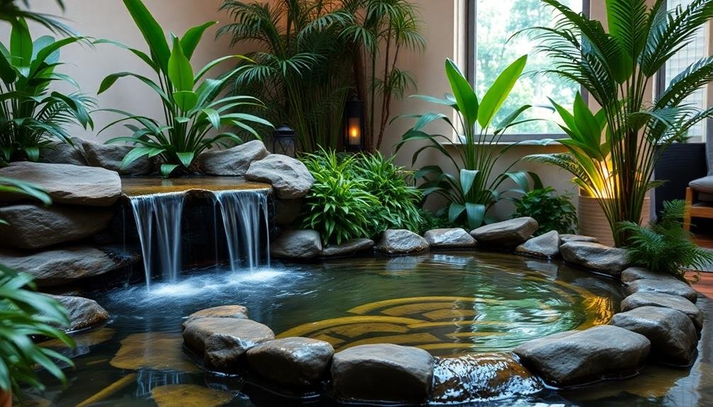 home made indoor waterfalls