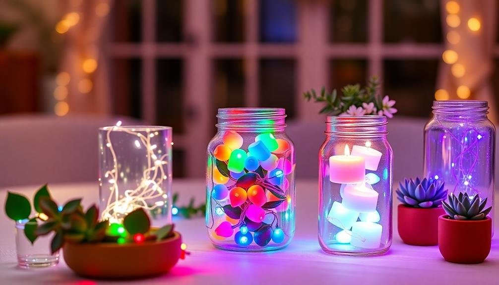 illuminated decorative table centerpieces