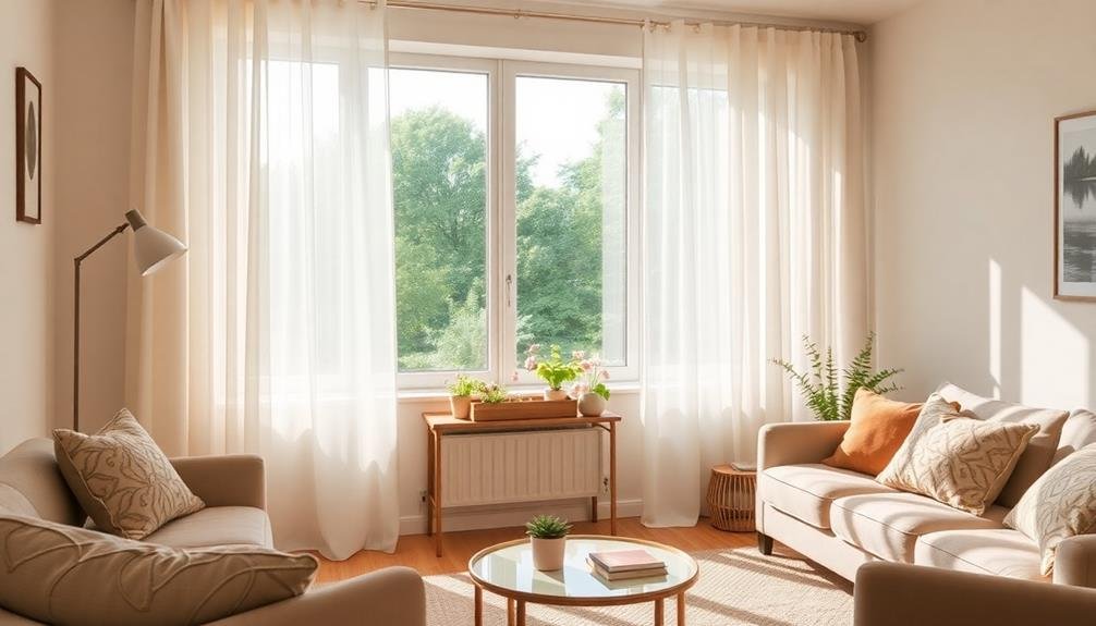 lightweight transparent window treatments