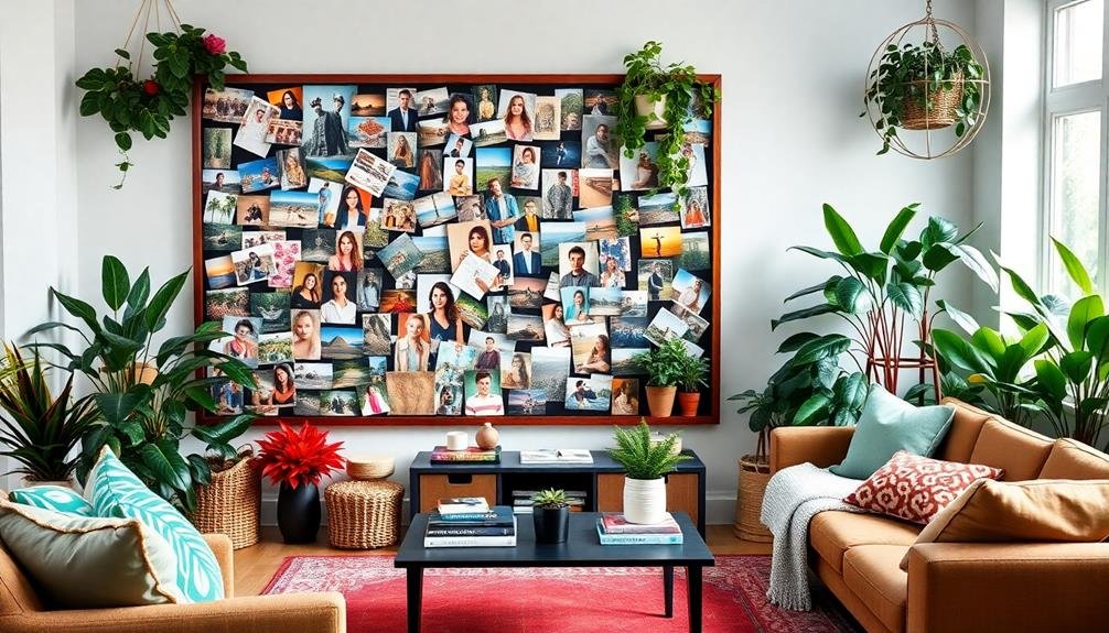 magnetic photo display board