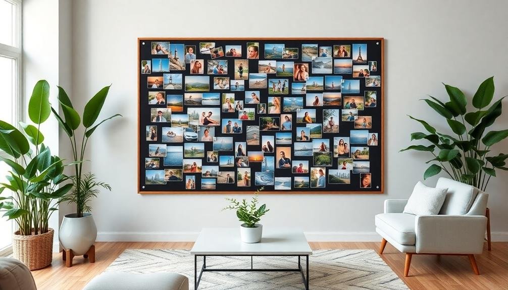 magnetic photo display boards