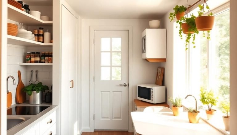 maximize small kitchen space