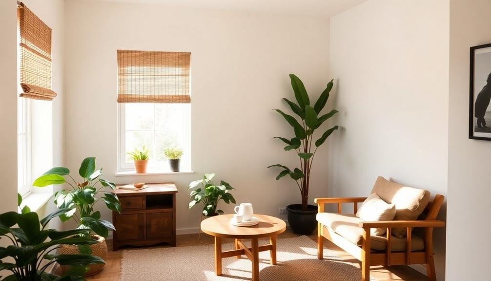 natural light filtering decor