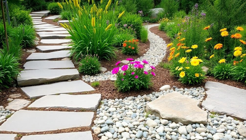 natural stone pathway design