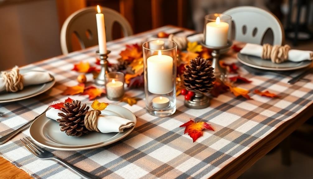 nature inspired dining decor