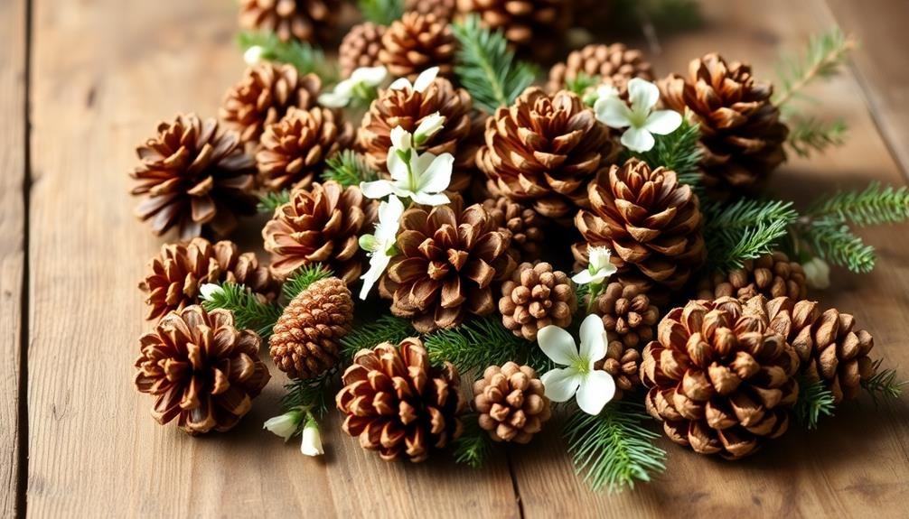 nature inspired table decor