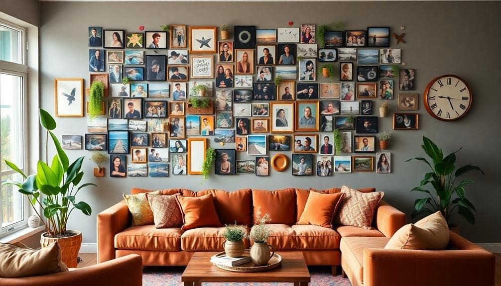 photo display with magnets