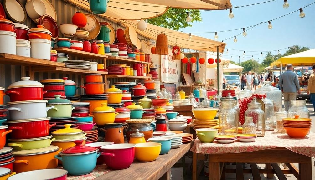 retro culinary collectibles showcase