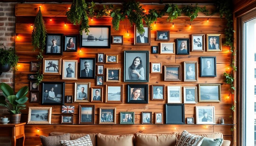 rustic wooden pallet stand