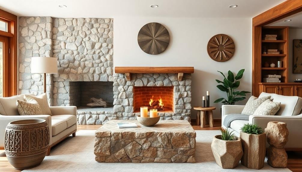 stones enhance home aesthetics