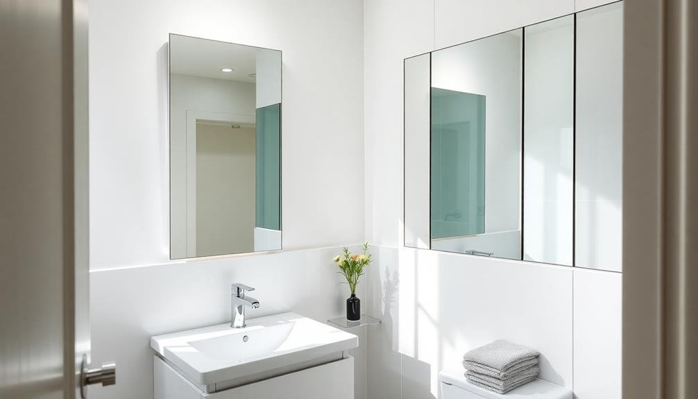 strategic mirror placement techniques
