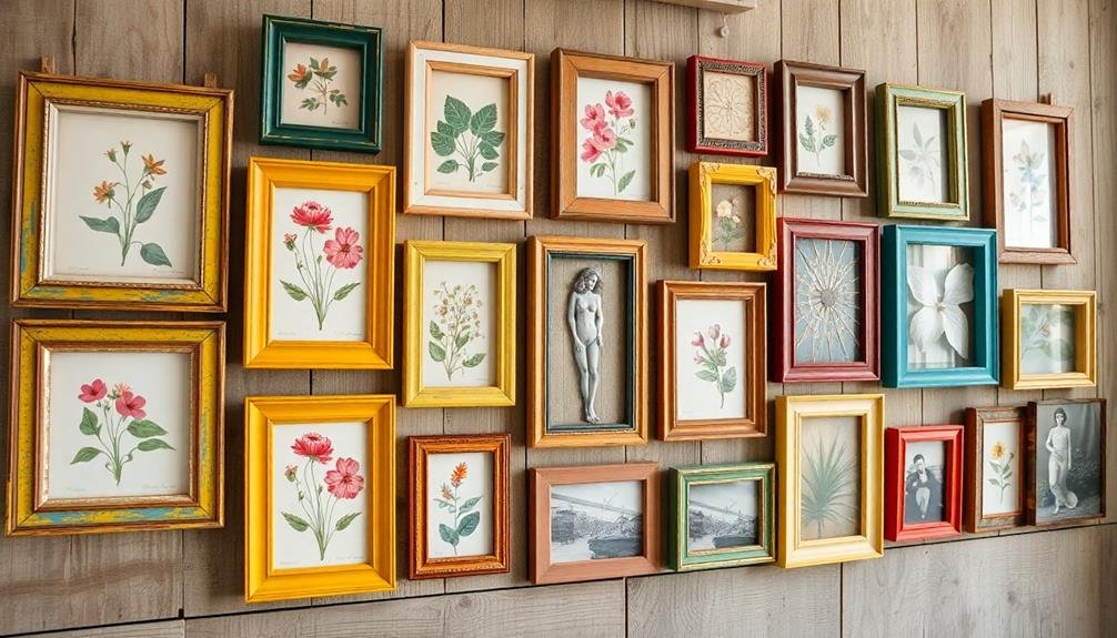 sustainable art frame collage