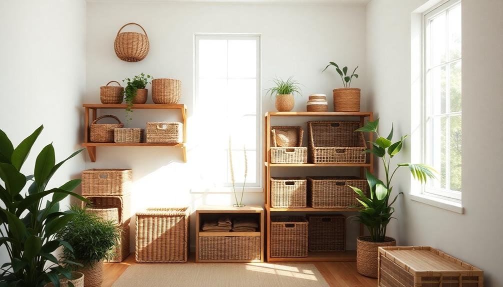 sustainable organizing storage options