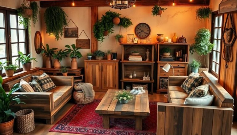 sustainable recycled wood decor