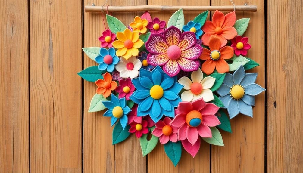 textile art decor pieces
