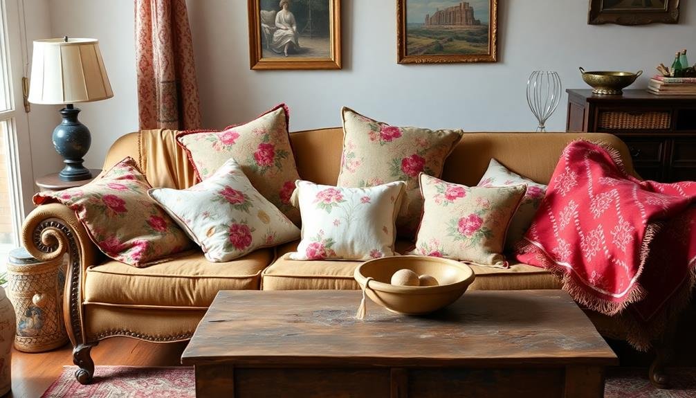 upcycle textiles into pillows