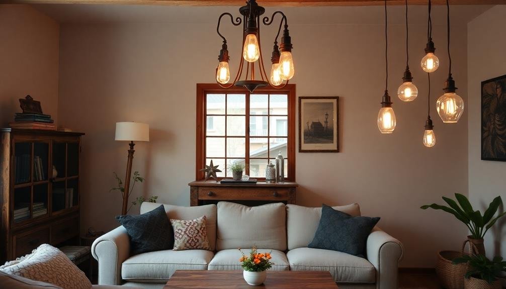 upcycled antique lightings