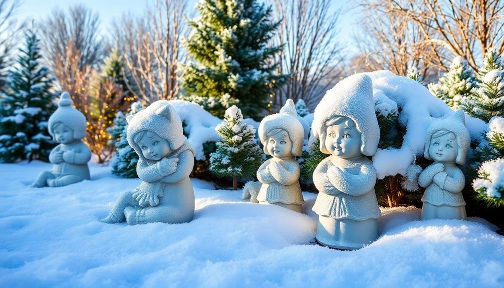 winter proof garden decorations